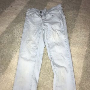 Light wash jeans